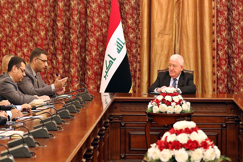 الوضع العراقي كما يراه الرئيس فؤاد معصوم